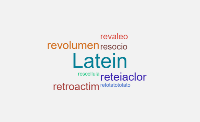 Lateinwort des Jahres